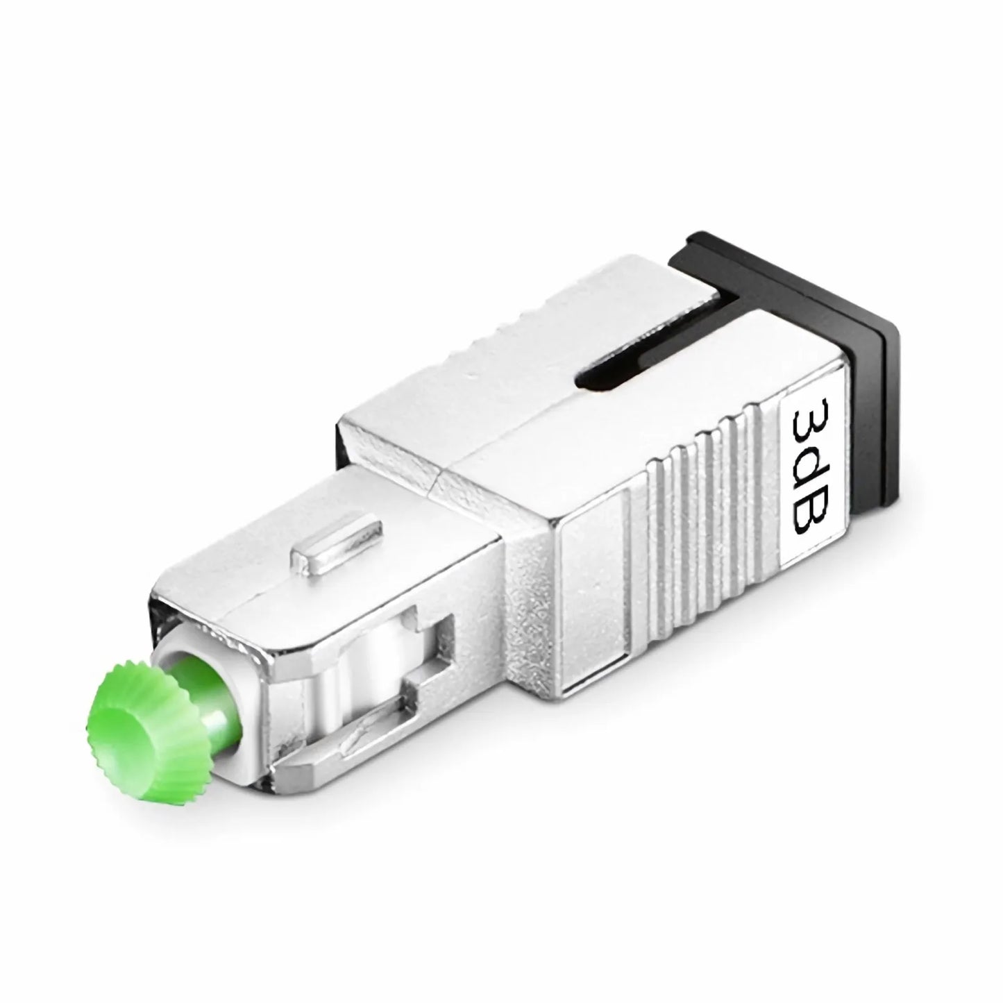 SC/APC Singlemode Fixed Fiber Optic Attenuator, Male-Female, 3dB (10pcs/Pack)