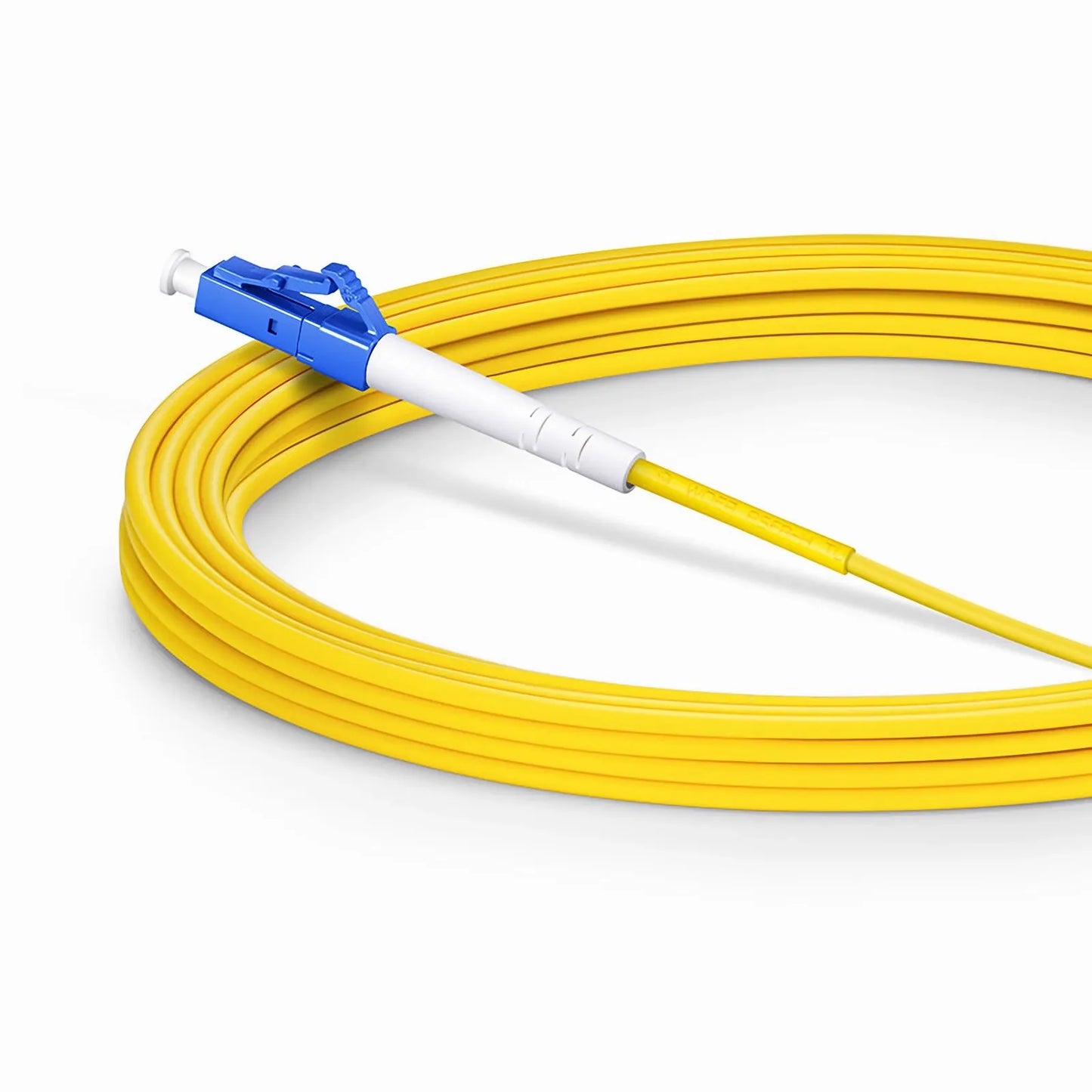 5m (16ft) Fiber Patch Cable, 1 Fiber, LC UPC Simplex to SC UPC Simplex, Single Mode (OS2), Riser (OFNR), 2.0mm, Tight-Buffered, Yellow