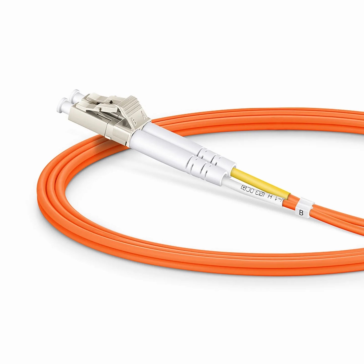 1m (3ft) Fiber Patch Cable, 2 Fibers, LC UPC Duplex to SC UPC Duplex, Multimode (OM2), Riser (OFNR), 2.0mm, Tight-Buffered, Orange