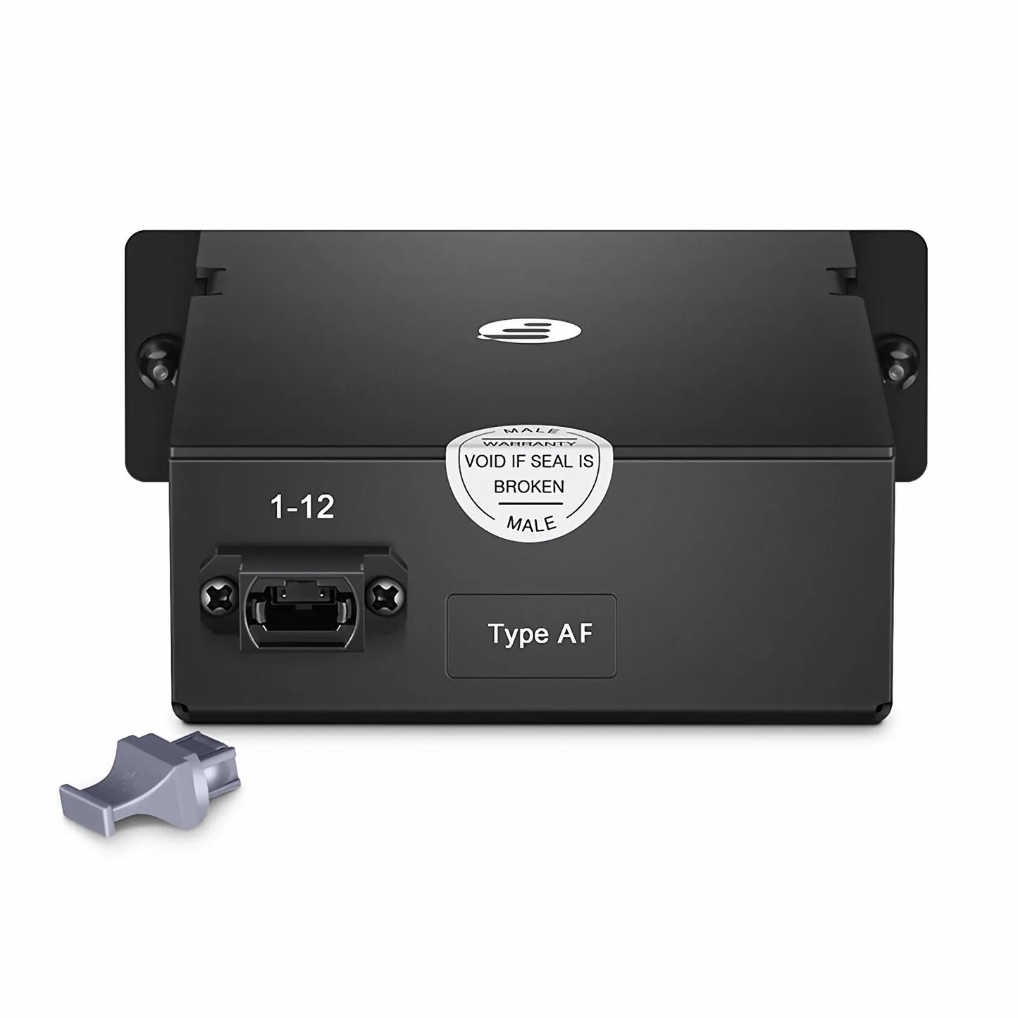 FHD™ MTP®-LC Cassette, OM4 Multimode, Type AF, 12 Fibers, MTP®-12 (Male) to 6 x LC Duplex (Aqua), 0.35dB Max.