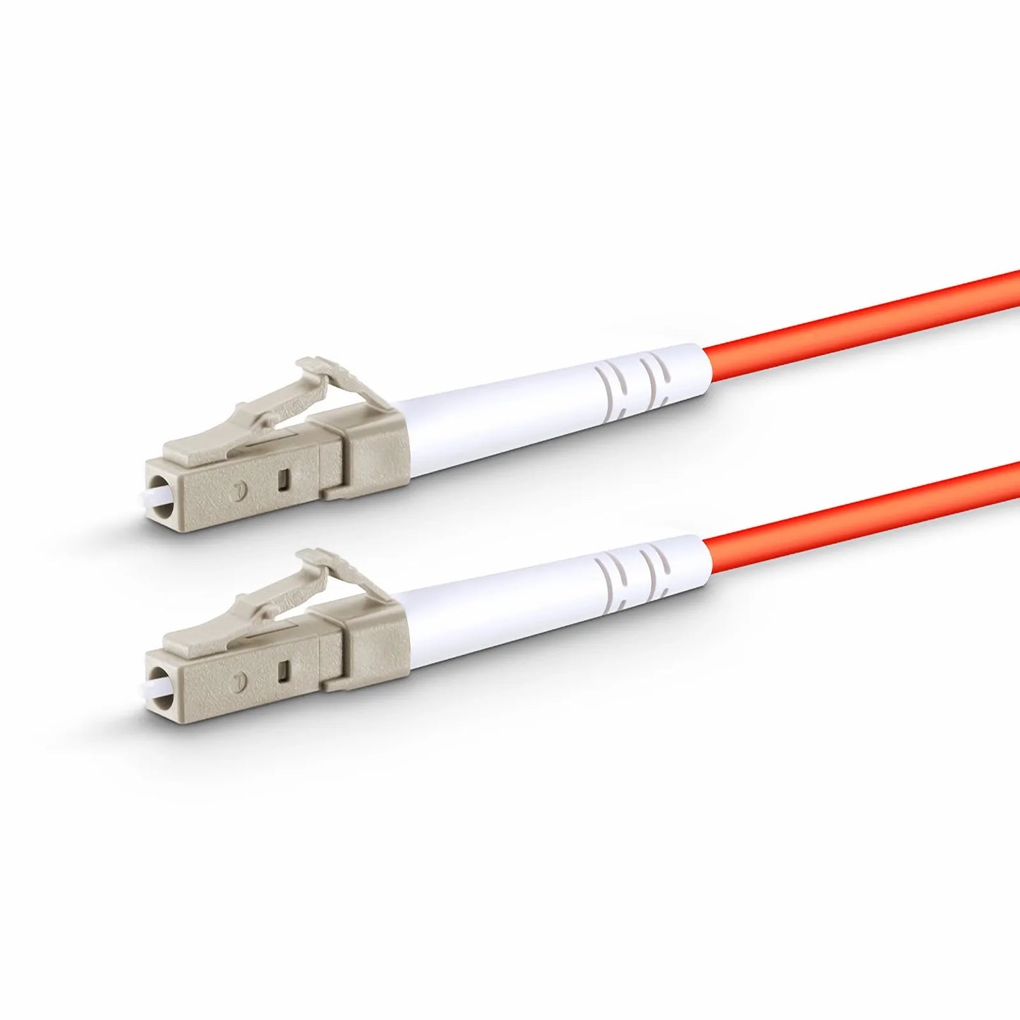2m (7ft) Fiber Patch Cable, 1 Fiber, G.651, LC UPC Simplex to LC UPC Simplex, Multimode (OM1), Riser (OFNR), 2.0mm, Tight-Buffered, Orange