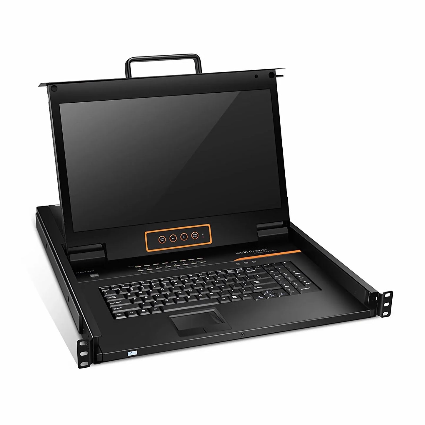16-Port Cat5 1U Rack-Mount KVM Over IP Switch with 17" Full HD LCD, 16 x RJ45 to VGA Interface Modules Included