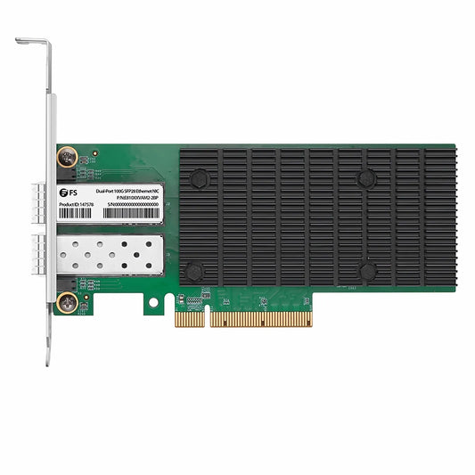 Intel E810-XXVAM2 Based Ethernet Network Interface Card, 25G Dual-Port SFP28, PCIe 4.0 x 8, Comparable to Intel E810-XXVDA2, Full Height&Low Profile