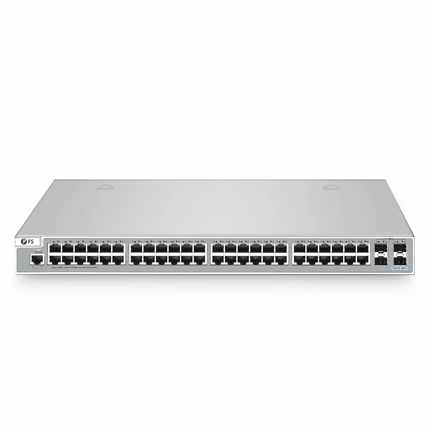 S3910-48TF, 48-Port Ethernet L2+ Switch, 48 x Gigabit RJ45, with 4 x 1Gb SFP Uplinks, Broadcom Chip