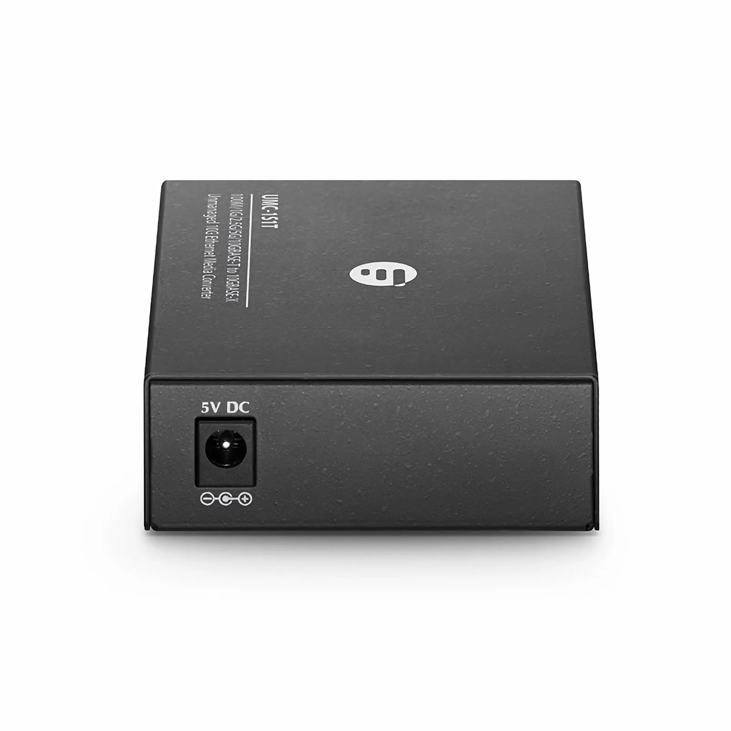 Unmanaged 1x 100M/1G/2.5G/5G/10GBase-T to 1x 10GBase-X SFP+ 10Gigabit Ethernet Media Converter, British Plug Standard