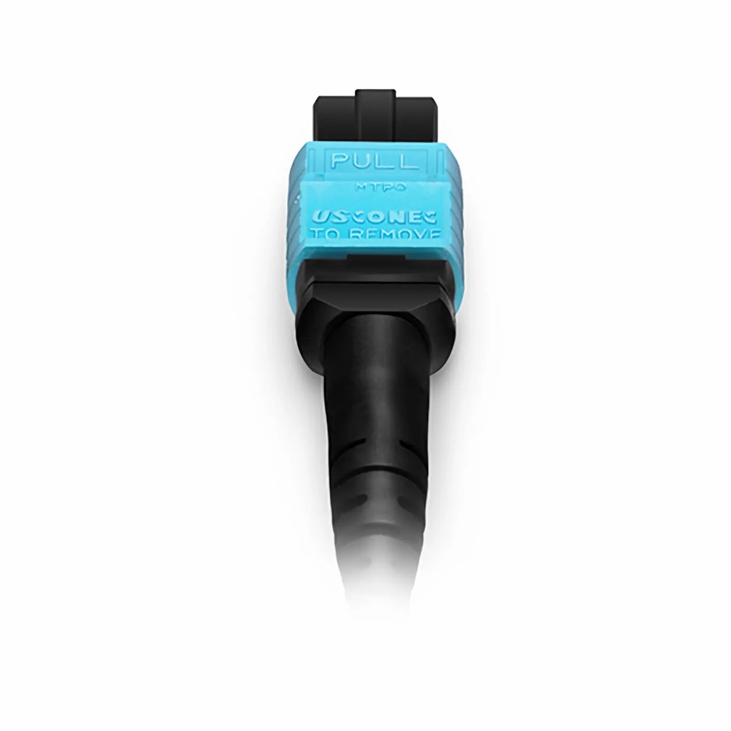 5m (16ft) MTP® Jumper, MTP®-12 UPC (Female) to MTP®-12 UPC (Female), 12 Fibers, Multimode (OM3), Plenum (OFNP), 0.35dB Max, Type A, Aqua