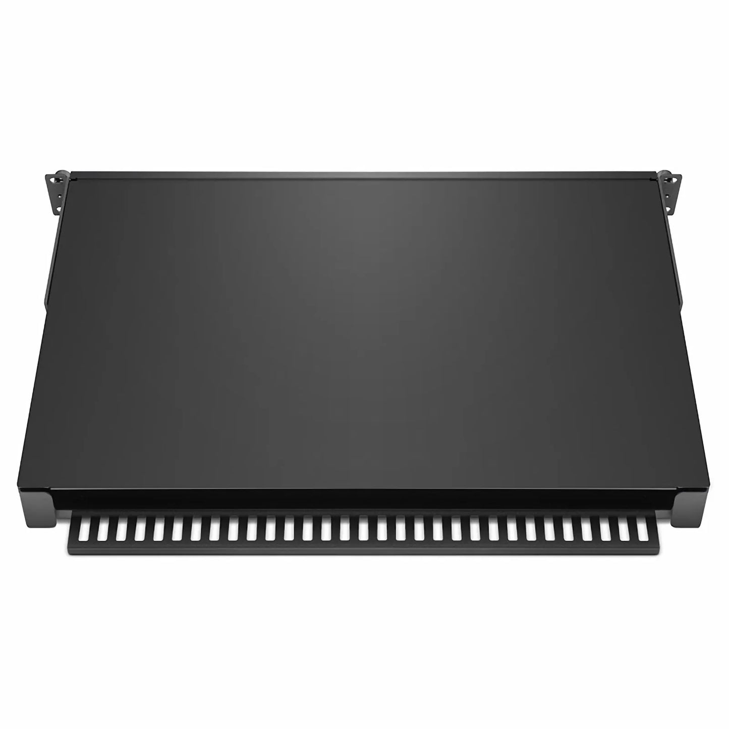 FHD™ High Density 1U Rack Mount Enclosure Unloaded, Sliding and Tilt-down Drawer, Holds up to 4 x FHD™ Cassettes, Panels, or Splice Trays, 144 Fibers (LC)