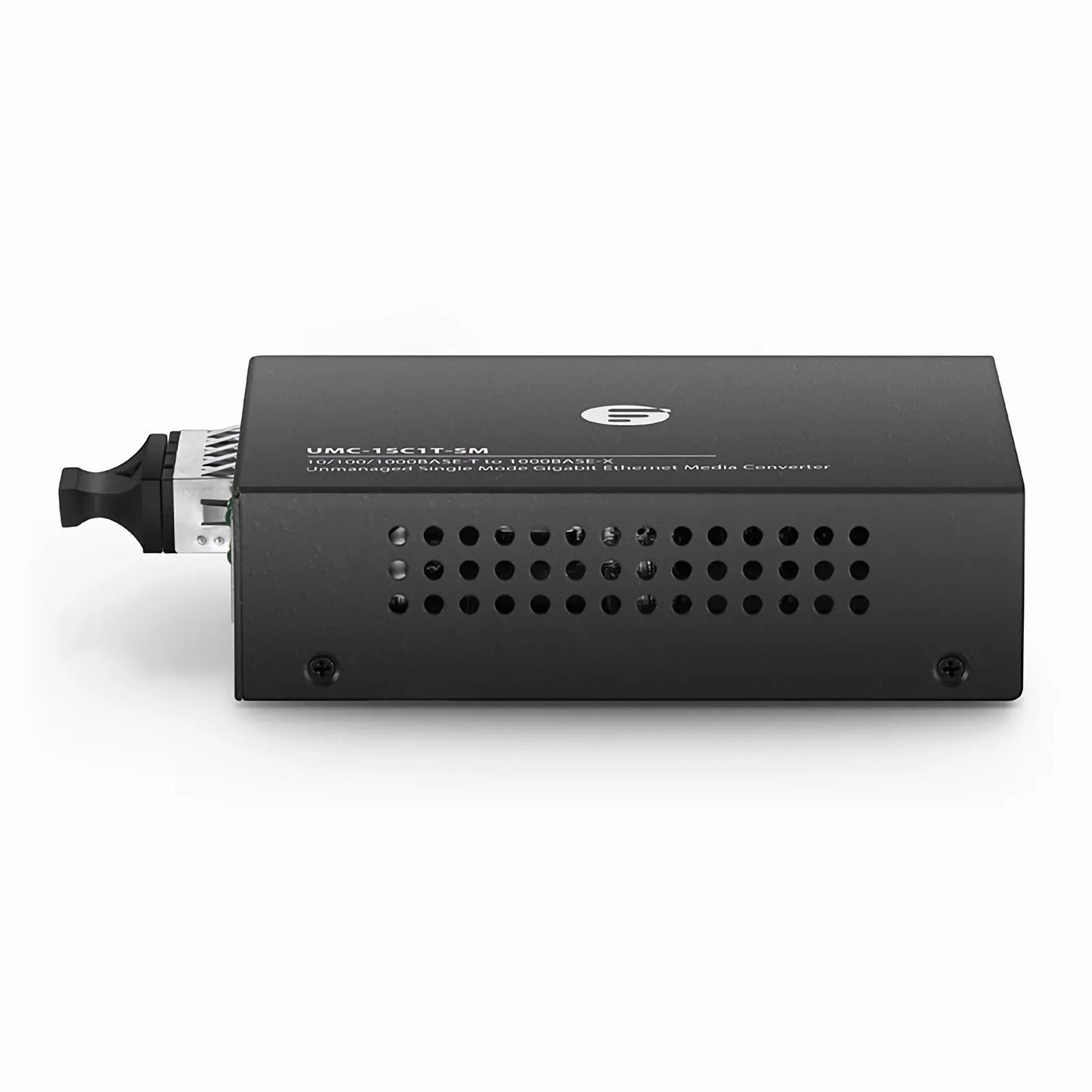 Unmanaged 1x 10/100/1000Base-T RJ45 to 1x 1000Base-X Single Mode SC 1310nm 10km Gigabit Ethernet Media Converter, European Plug standard