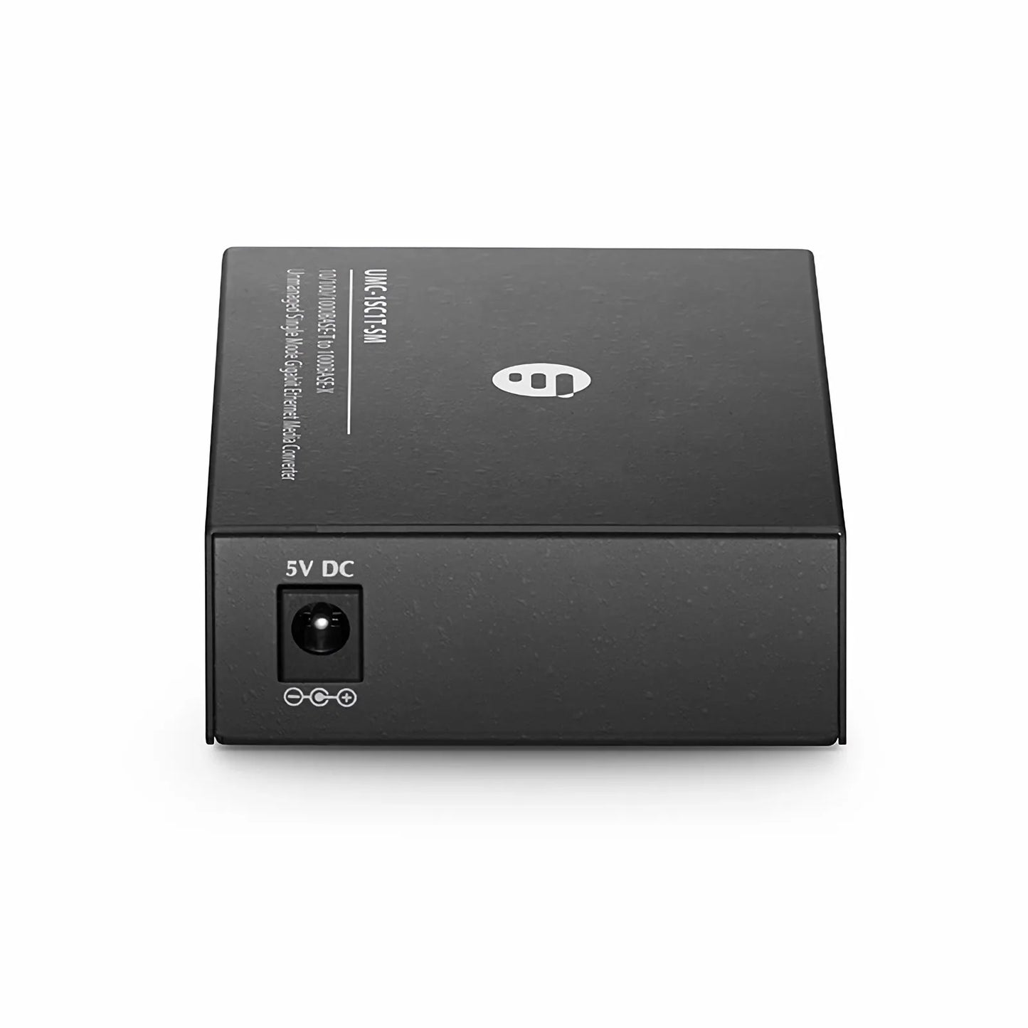 Unmanaged 1x 10/100/1000Base-T RJ45 to 1x 1000Base-X Single Mode SC 1310nm 10km Gigabit Ethernet Media Converter, American Plug Standard