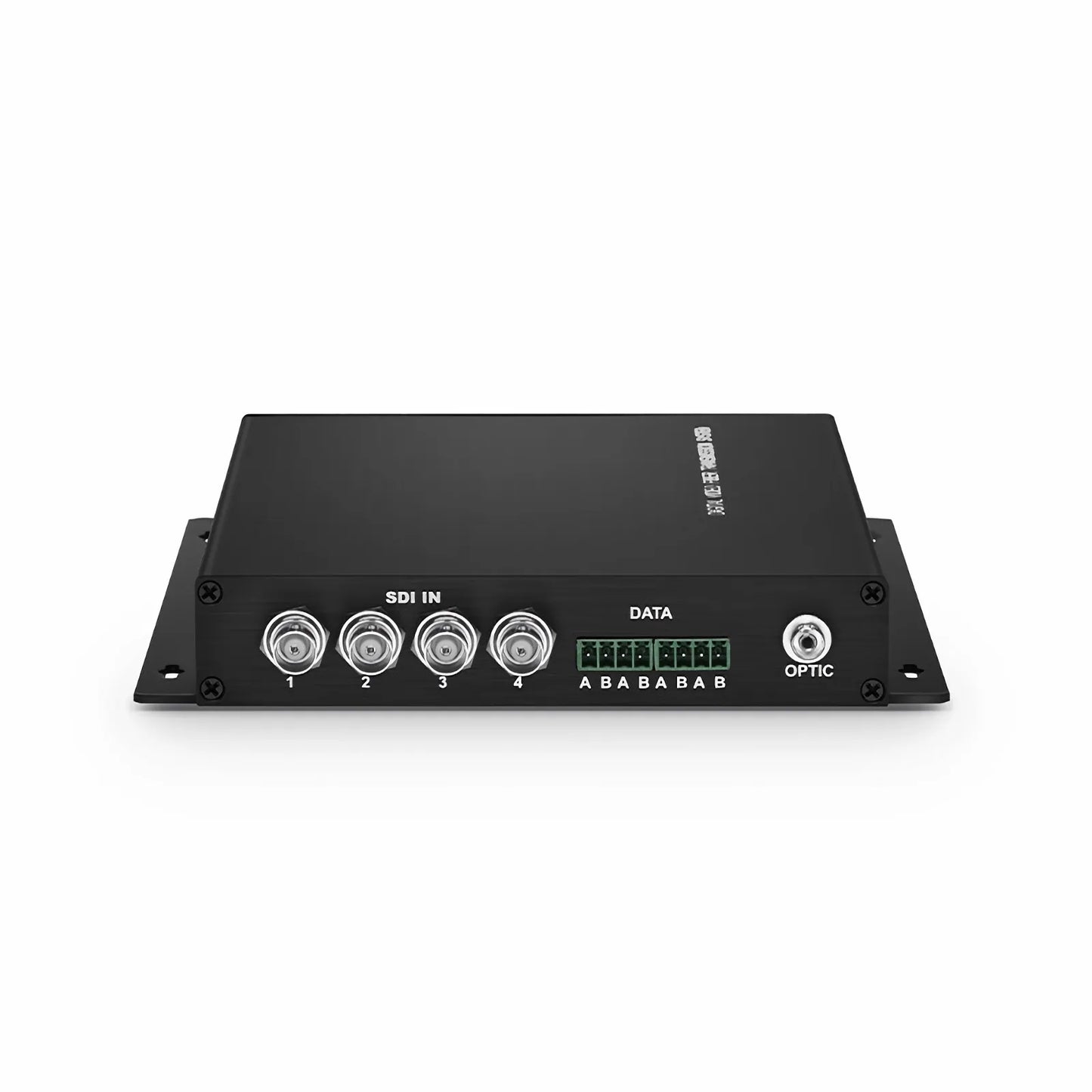 4 Channel Unidirectional HD-SDI over Optical Fiber Transmitter and Receiver Set