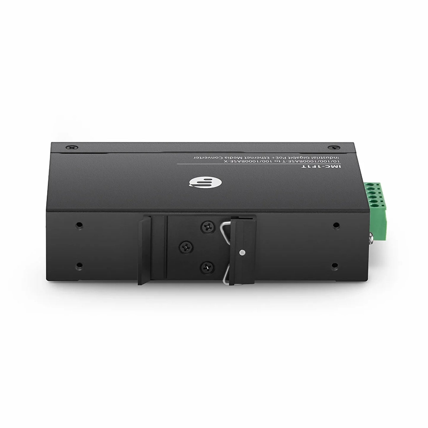 Industrial Unmanaged 1x 10/100/1000Base-T RJ45 to 1x 100/1000Base-X SFP Gigabit PoE+ Ethernet Media Converter