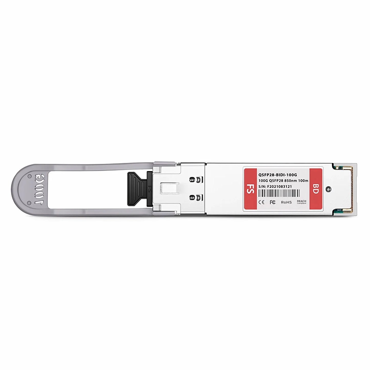 Cisco Compatible 100GBASE-SR SWDM4 QSFP28 BiDi 4 x 25G NRZ 850/880/910/940nm 100m DOM Duplex LC/UPC MMF Optical Transceiver Module