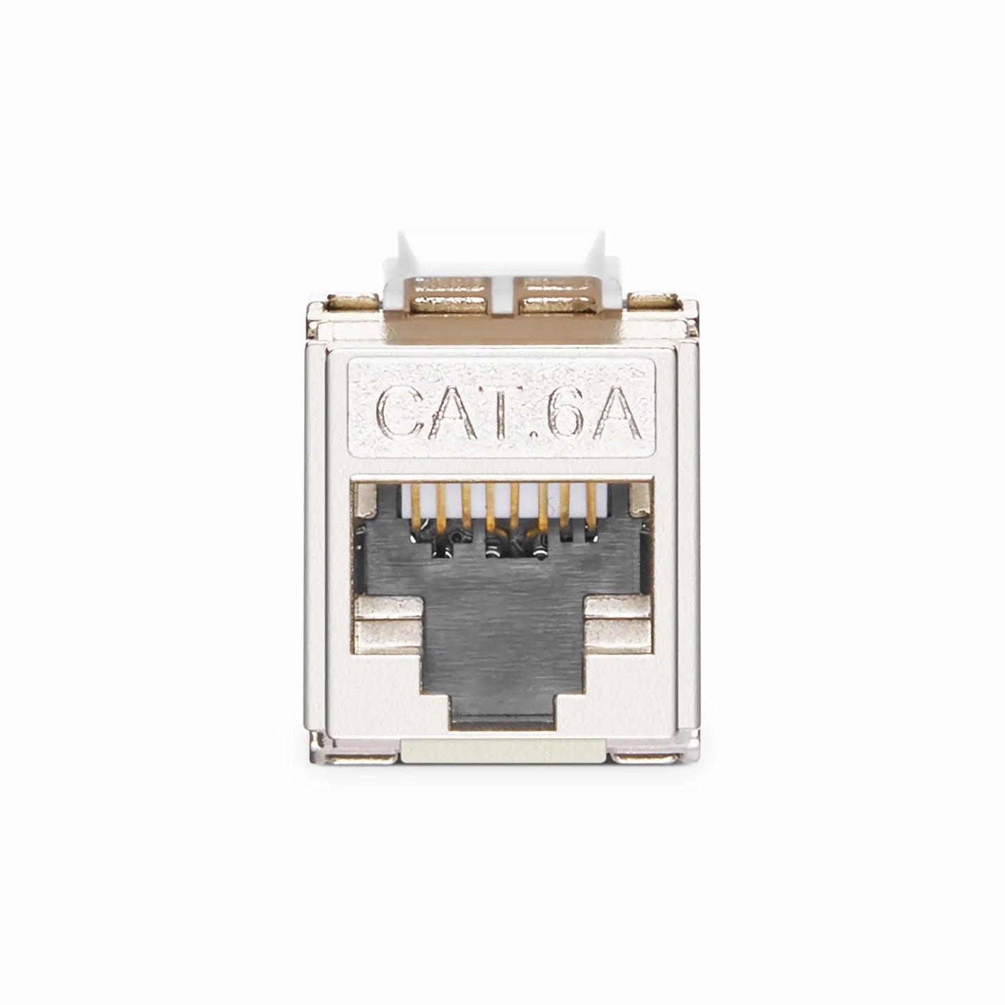 Mini Cat6a RJ45 (8P8C) Shielded Toolless Keystone Jack (12pcs/Pack)