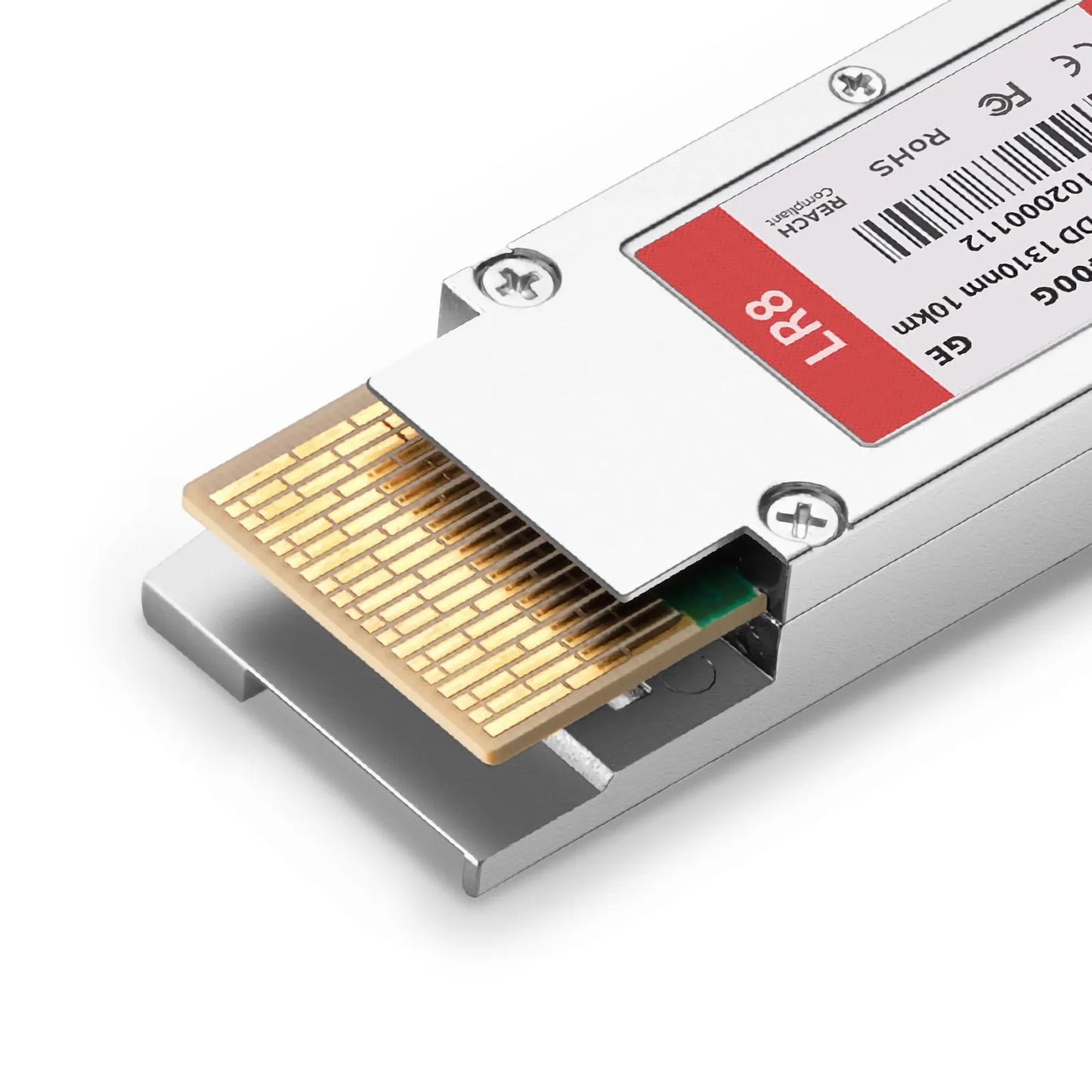 Generic Compatible 400GBASE-LR8 QSFP-DD 8 x 50G PAM4 1310nm 10km DOM Duplex LC/UPC SMF Optical Transceiver Module