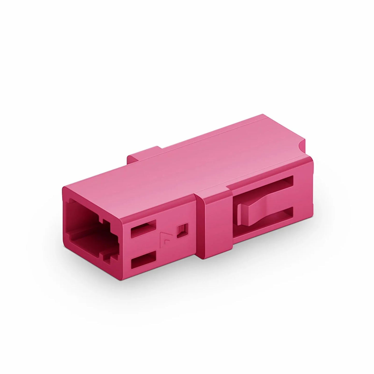 LC/UPC to LC/UPC Simplex OM4 Multimode Plastic Fiber Optic Adapter/Cou ...