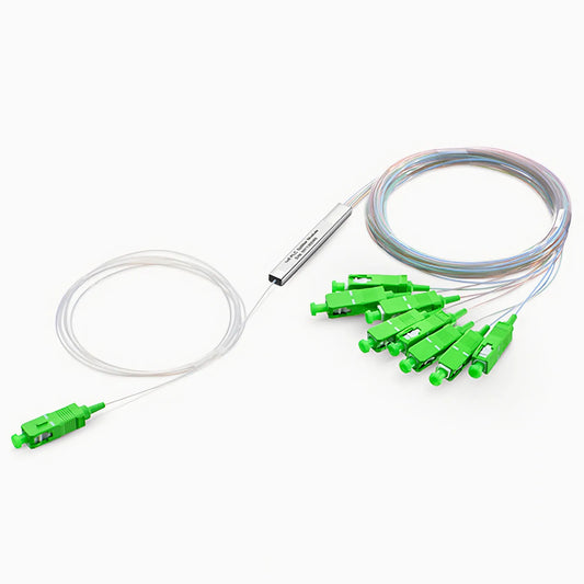 1 x 8 PLC Fiber Splitter, Mini Module, 900μm, SC/APC, Singlemode