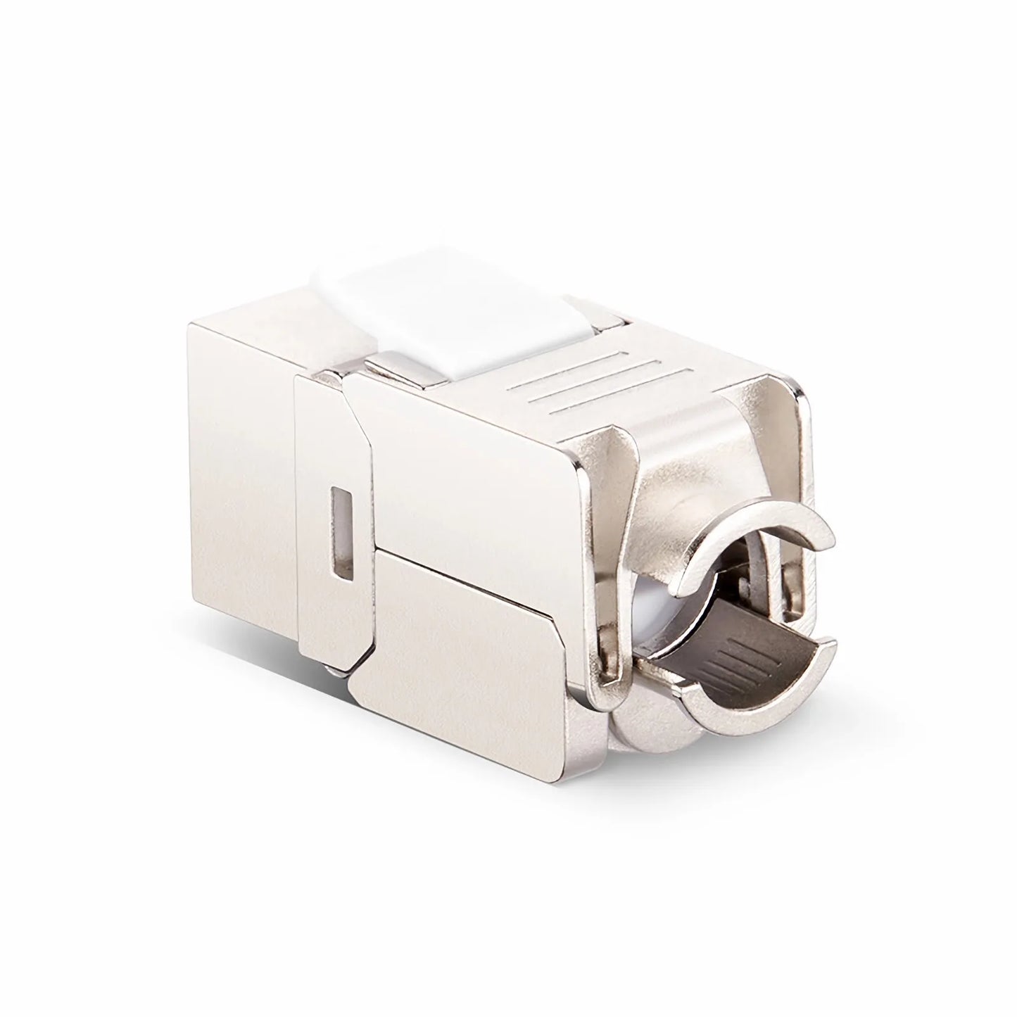 Mini Cat6a RJ45 (8P8C) Shielded Toolless Keystone Jack