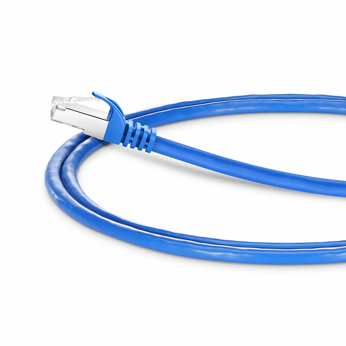 4ft (1.2m) Cat6 26AWG Snagless Shielded (S/FTP) PVC CM Ethernet Network Patch Cable, Blue