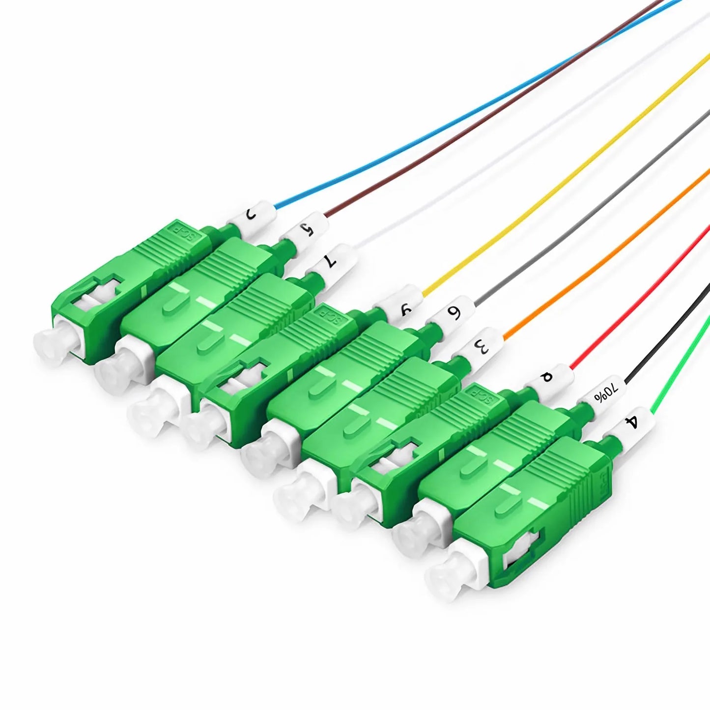 1 x 9 70/30 Unbalanced PLC Fiber Splitter, Mini Module, 900μm, SC/APC, Singlemode