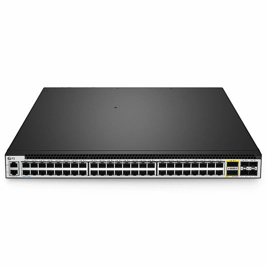 S5800-48MBQ, 48-Port Ethernet L3 Switch, 48 x 100M/1000M/2.5GBASE-T/Multi-Gigabit, with 4 x 25Gb SFP28 and 2 x 40Gb QSFP+, Support MLAG
