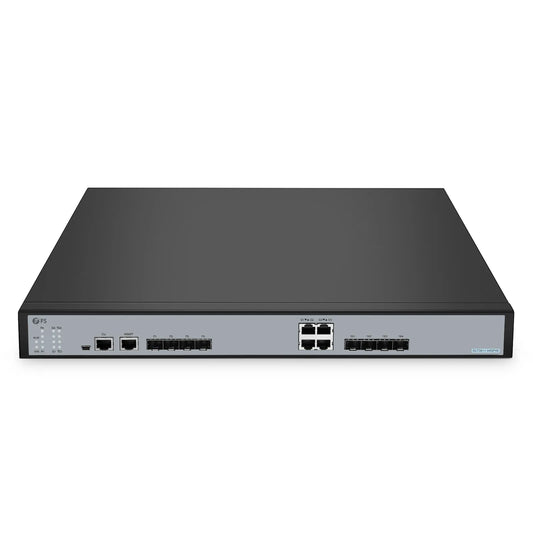 OLT3611-04GP4S, Layer 3 Feature 4-Port GPON OLT with 4 × Gigabit RJ45 and 4 × 10G SFP+ Uplink Ports, AC/DC Power Supply