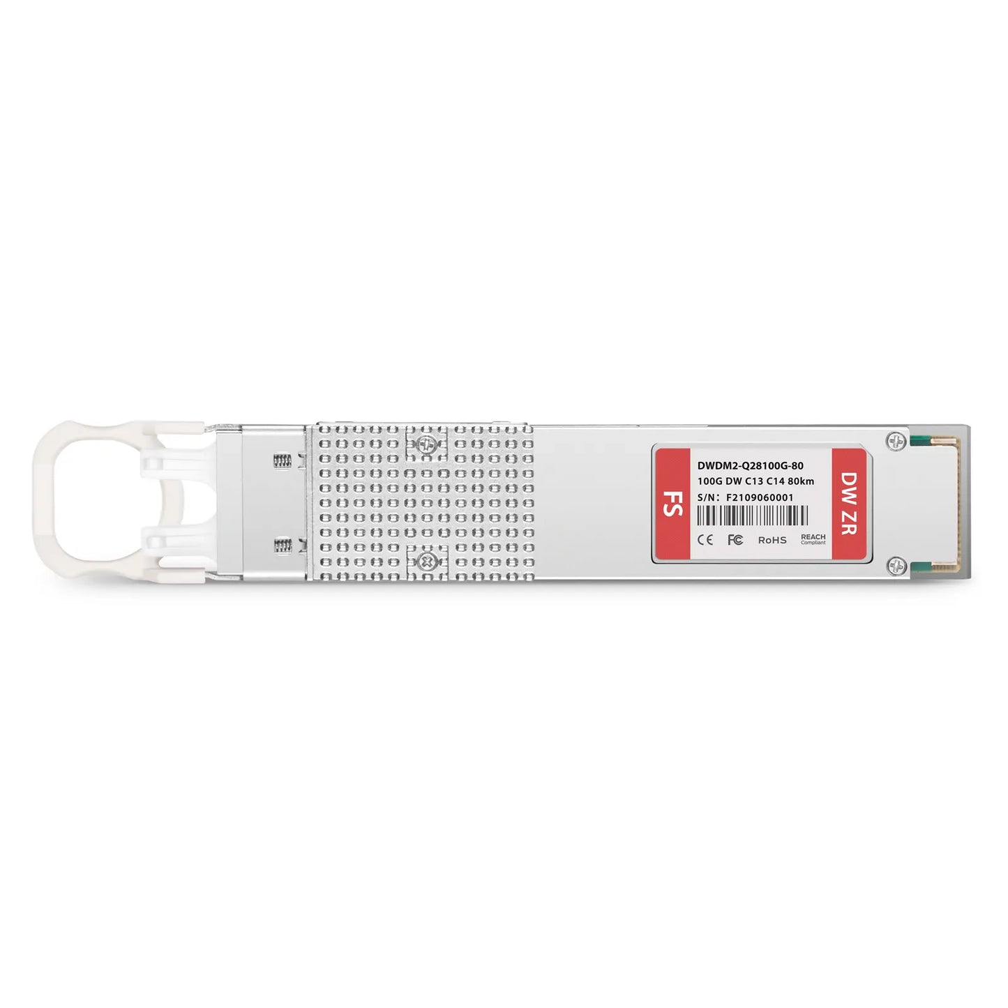 Cisco C49 C50 Compatible QSFP28 100G DWDM PAM4 80km (Require EDFA and TDCM) DOM Duplex CS/UPC SMF Optical Transceiver Module for Transmission
