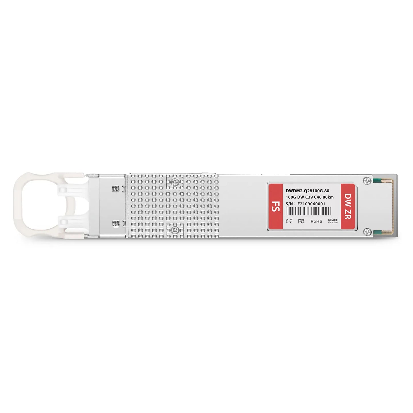 Cisco C39 C40 Compatible QSFP28 100G DWDM PAM4 80km (Require EDFA and TDCM) DOM Duplex CS/UPC SMF Optical Transceiver Module for Transmission