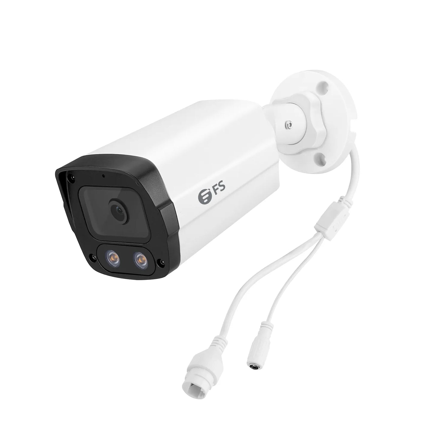 IPC201-8M-B Bullet Camera, with Fixed 2.8mm Lens, 8MP Resolution, Built-in Mic ＆ Speaker, 98ft Night Vision, Smart Person/Vehicle Detection, IP67 PoE Network Camera