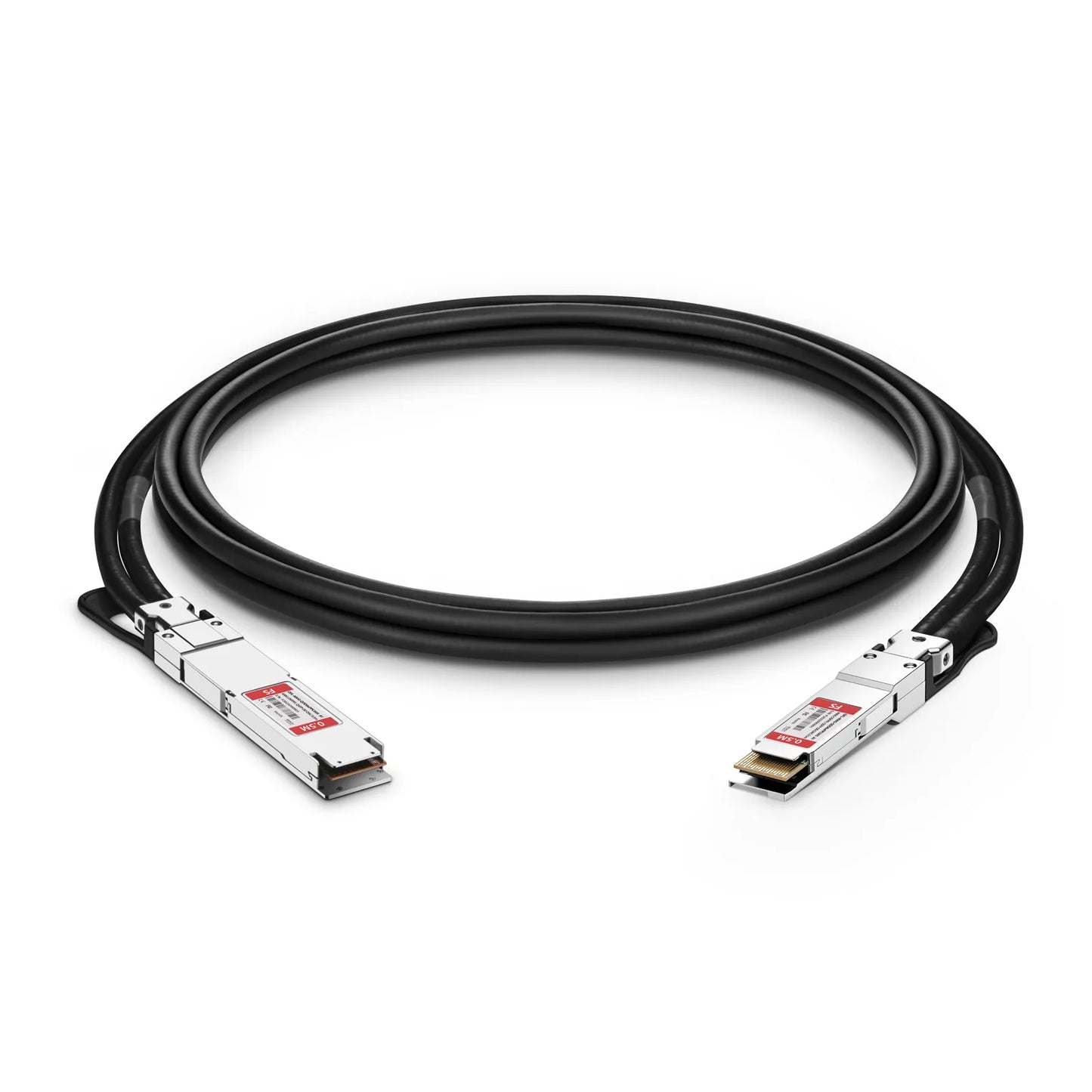 0.5m (2ft) Arista Networks Compatible 400G OSFP 8 x 50G PAM4 Flat Top to 400G QSFP-DD 8 x 50G PAM4 Passive Direct Attach Copper Twinax Cable