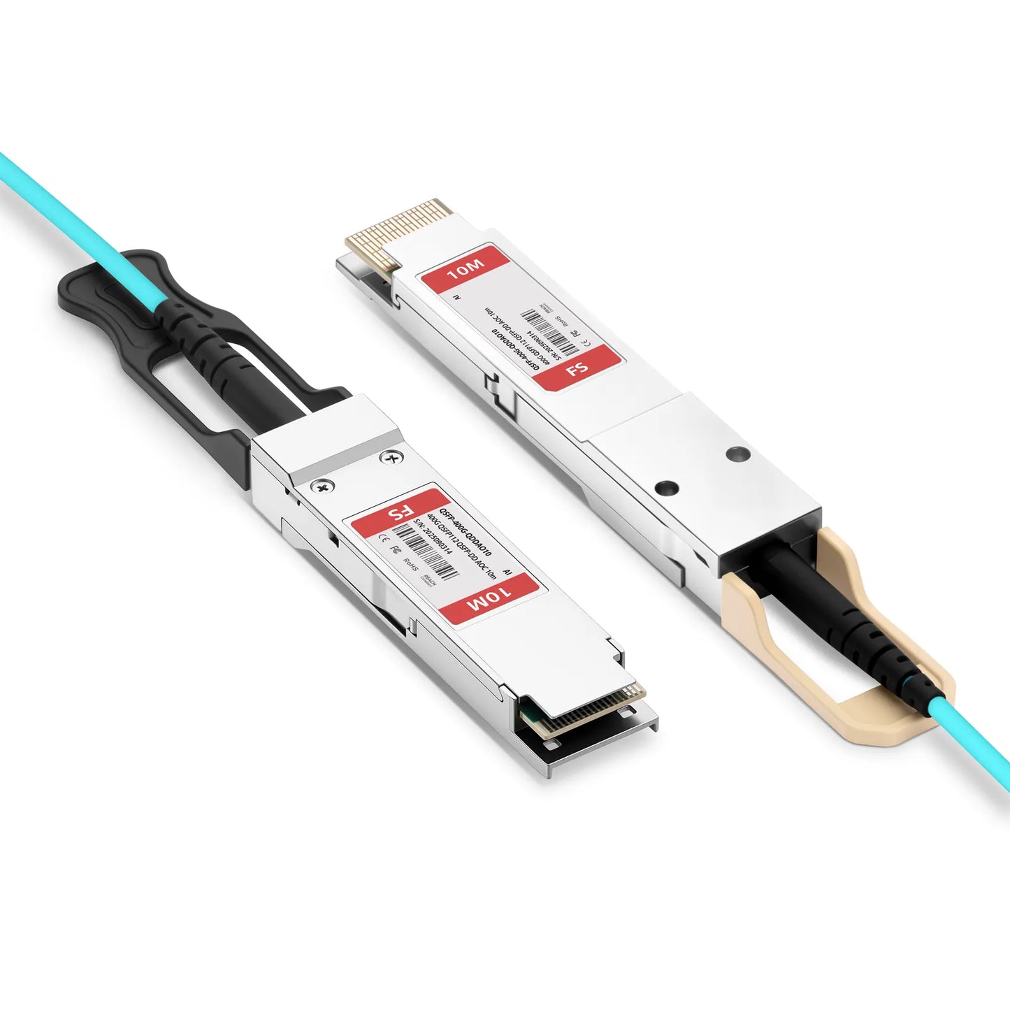 10m (33ft) Arista Networks A-D400-Q400-10M Compatible 400G QSFP112 4 x 100G PAM4 to 400G QSFP-DD 8 x 50G PAM4 Active Optical Cable