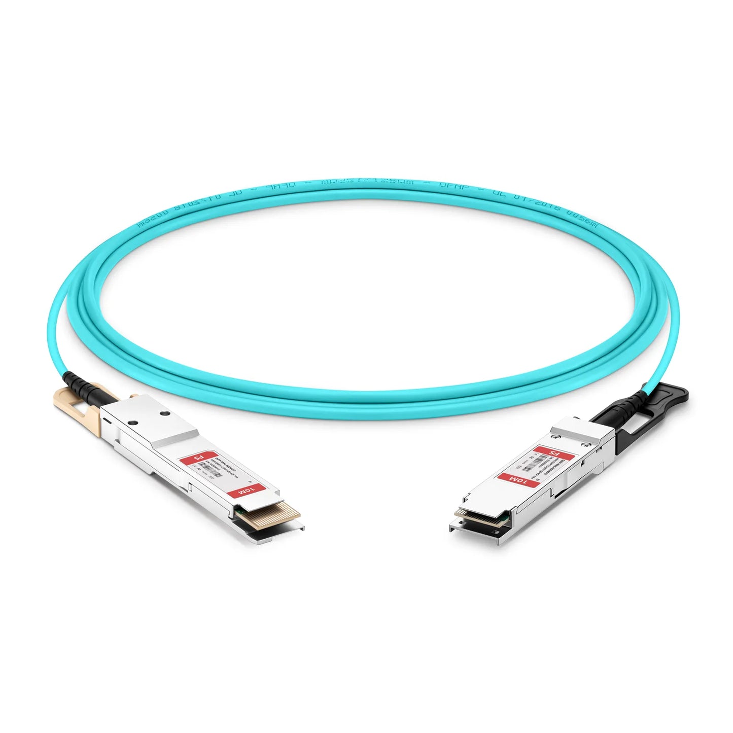 10m (33ft) Juniper Networks Compatible 400G QSFP112 4 x 100G PAM4 to 400G QSFP-DD 8 x 50G PAM4 Active Optical Cable