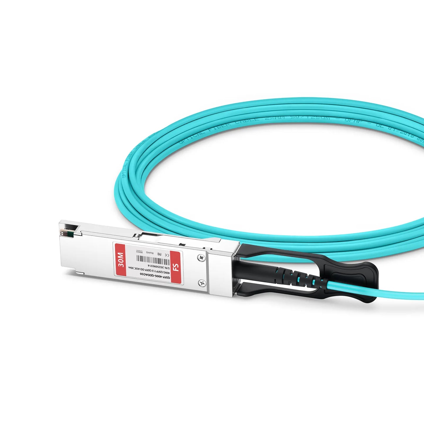 30m (98ft) Cisco Compatible 400G QSFP112 4 x 100G PAM4 to 400G QSFP-DD 8 x 50G PAM4 Active Optical Cable