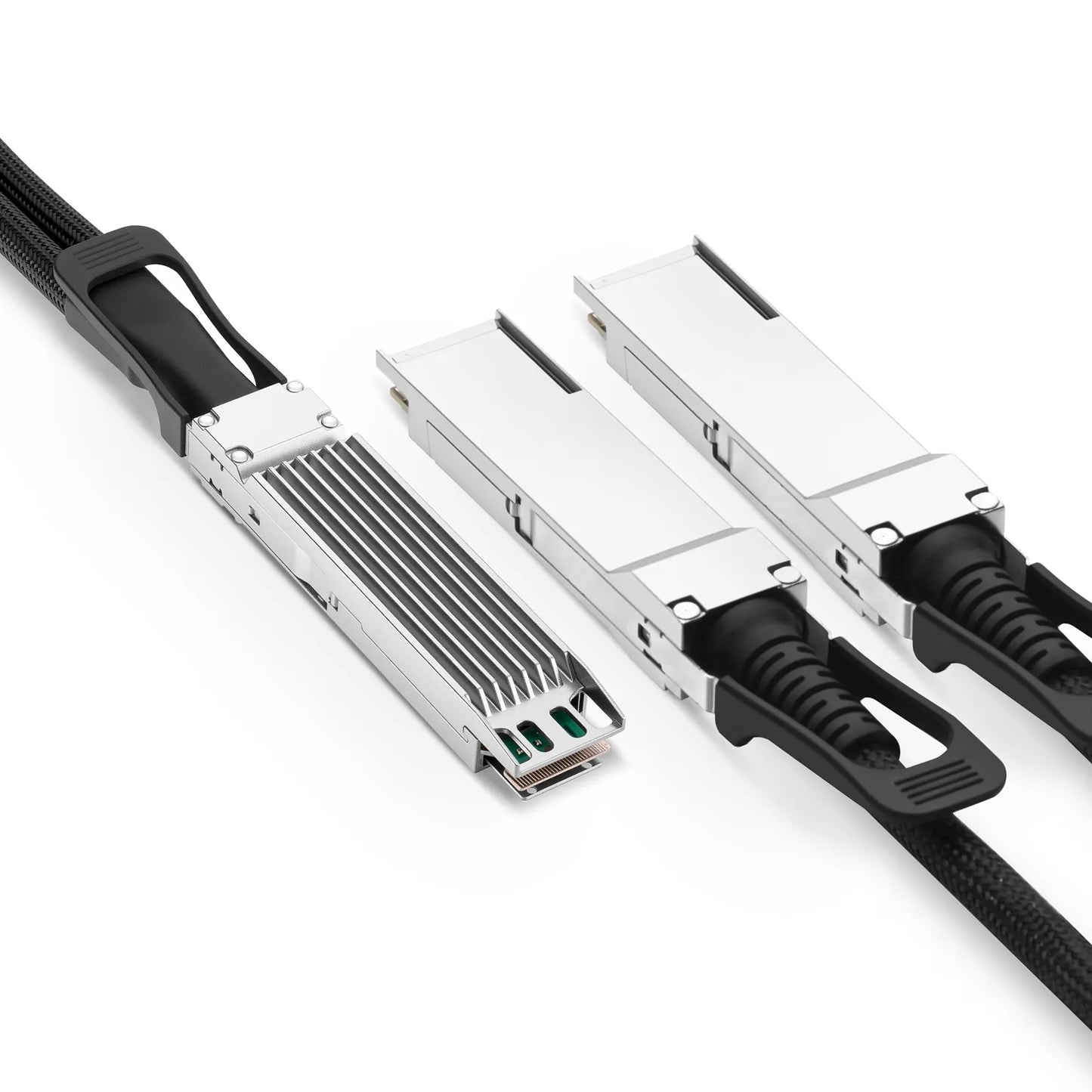 5m (16ft) NVIDIA/Mellanox MCA7J65-N005 Compatible 800G Twin-port OSFP 8 x 100G PAM4 Finned Top to 2 x 400G QSFP112 4 x 100G PAM4 InfiniBand NDR Active Direct Attach Copper Breakout Cable for Quantum-2 Switches and ConnectX-7 HCA