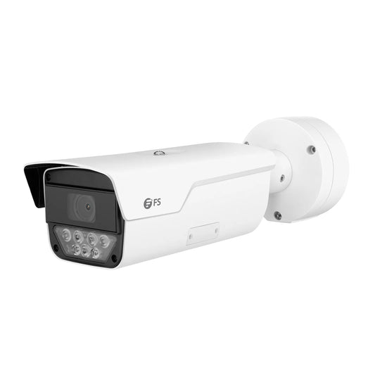 IPC704-LPR-4M-B Bullet Camera, with Varifocal 2.8-12mm Lens, 4MP Resolution, 164ft Night Vision, License Plate Recognition IP67 & IK10 PoE Network Camera