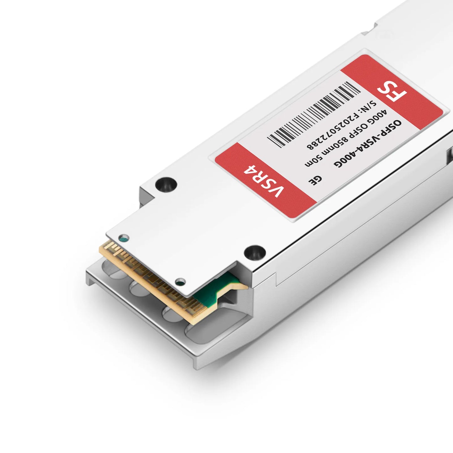Generic Compatible 400GBASE-VSR4 OSFP Finned Top 8 x 50G PAM4 850nm 50m DOM MPO-12/APC MMF Optical Transceiver Module