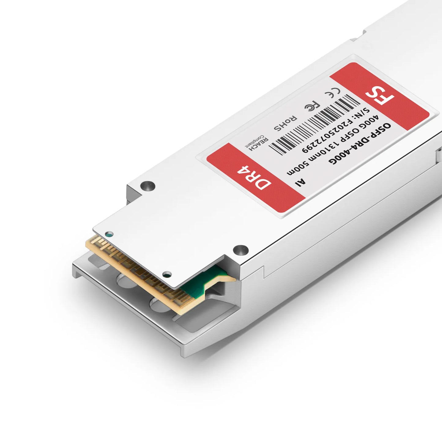 Arista Networks OSFP-400G-DR4 Compatible 400GBASE-DR4 OSFP Finned Top 8 x 50G PAM4 1310nm 500m DOM MPO-12/APC SMF Optical Transceiver Module, Breakout to 4 x 100G-DR