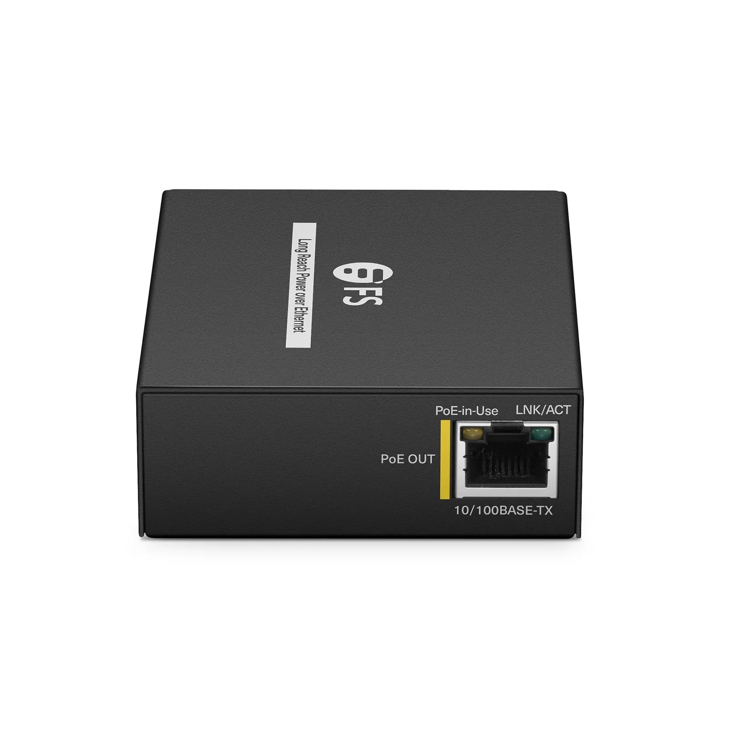 IES1111W-2PD, 1-Port 10/100M Fast Ethernet Long Reach PoE over UTP Extender, 1 x 10/100BASE-T RJ45 Input to 1 x PoE+ Output, -20 to 70°C Operating Temperature