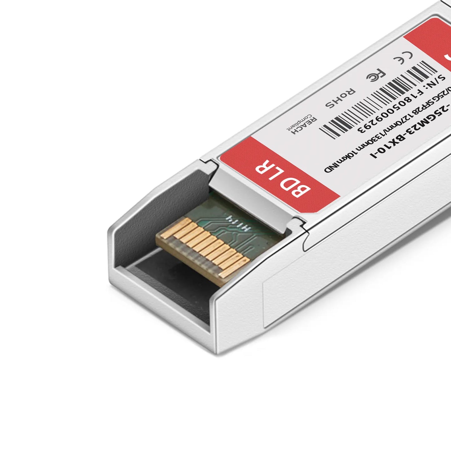 Cisco SFP-10/25G-BXU-I Compatible 10/25GBASE-U SFP28 BiDi 1270nm-TX/1330nm-RX 10km DOM Simplex LC/UPC SMF Transceiver Module (Industrial)
