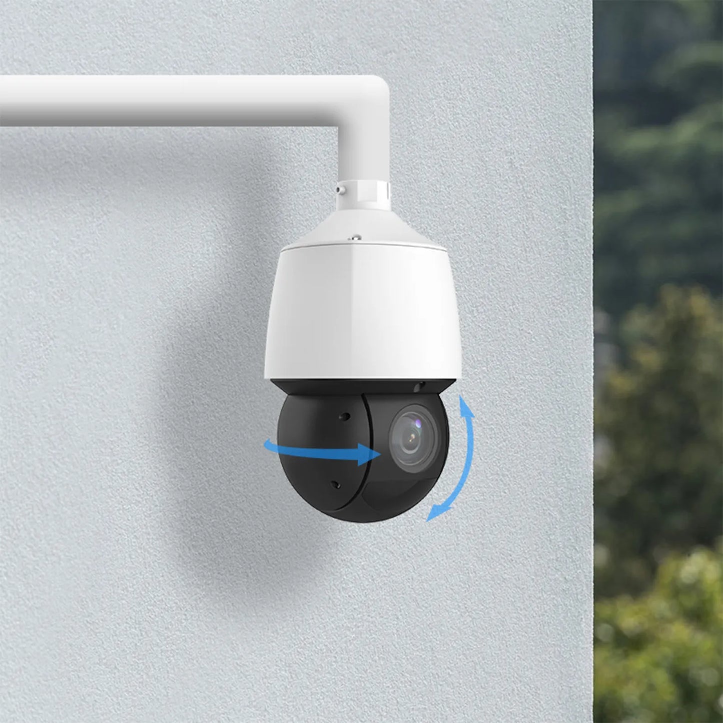 IPC425-4M-P, Super HD 4MP PTZ Dome Network Camera, Pan Tilt 25X Optical Zoom, IP67 & IK10 PoE Network Camera with Varifocal 4.8-120mm Lens