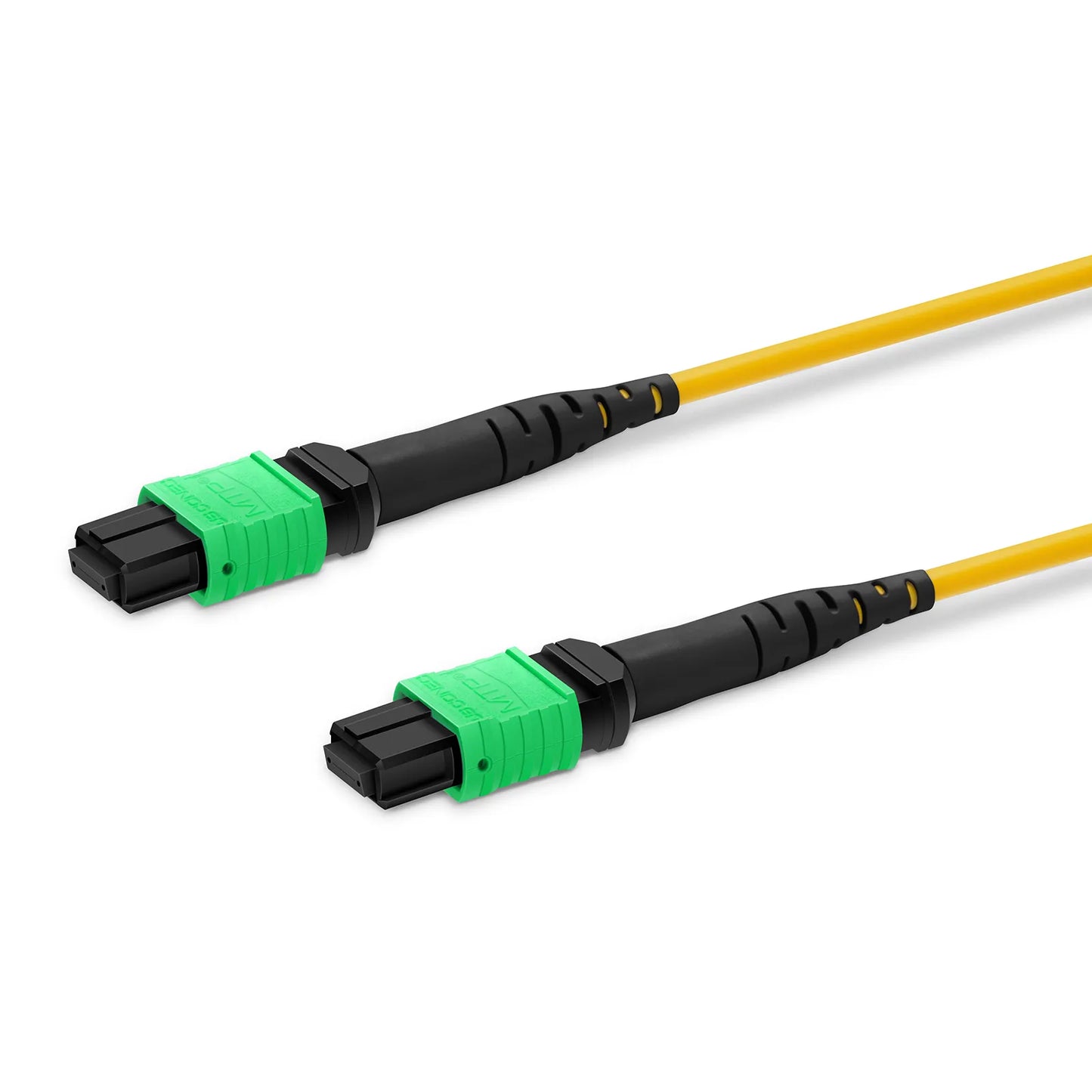 5m (16ft) MTP® Jumper, MTP®-16 APC (Female) to MTP®-16 APC (Female), 16 Fibers, Multimode (OM4), Plenum (OFNP), 0.35dB Max, Crossover, Magenta