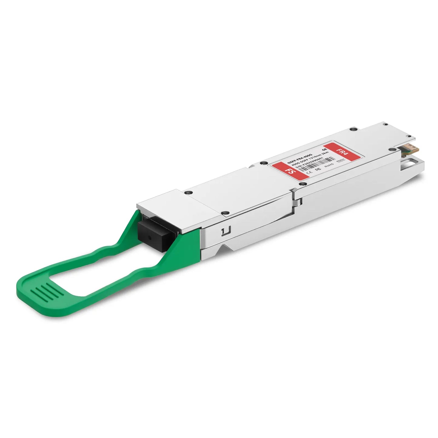 Generic Compatible 400GBASE-FR4 OSFP Finned Top 8 x 50G PAM4 1310nm 2km DOM Duplex LC/UPC SMF Optical Transceiver Module