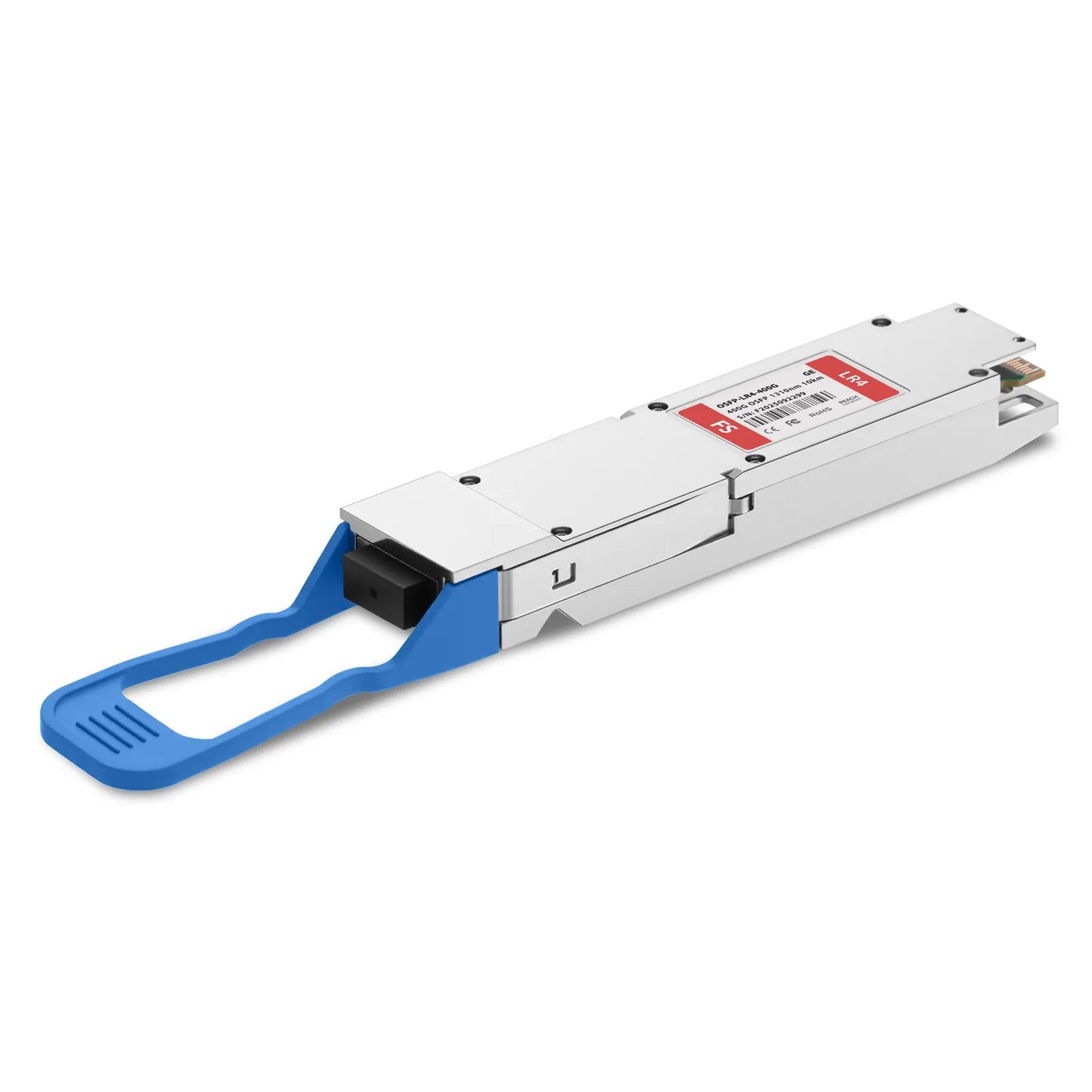 Generic Compatible 400GBASE-LR4 OSFP Finned Top 8 x 50G PAM4 1310nm 10km DOM Duplex LC/UPC SMF Optical Transceiver Module