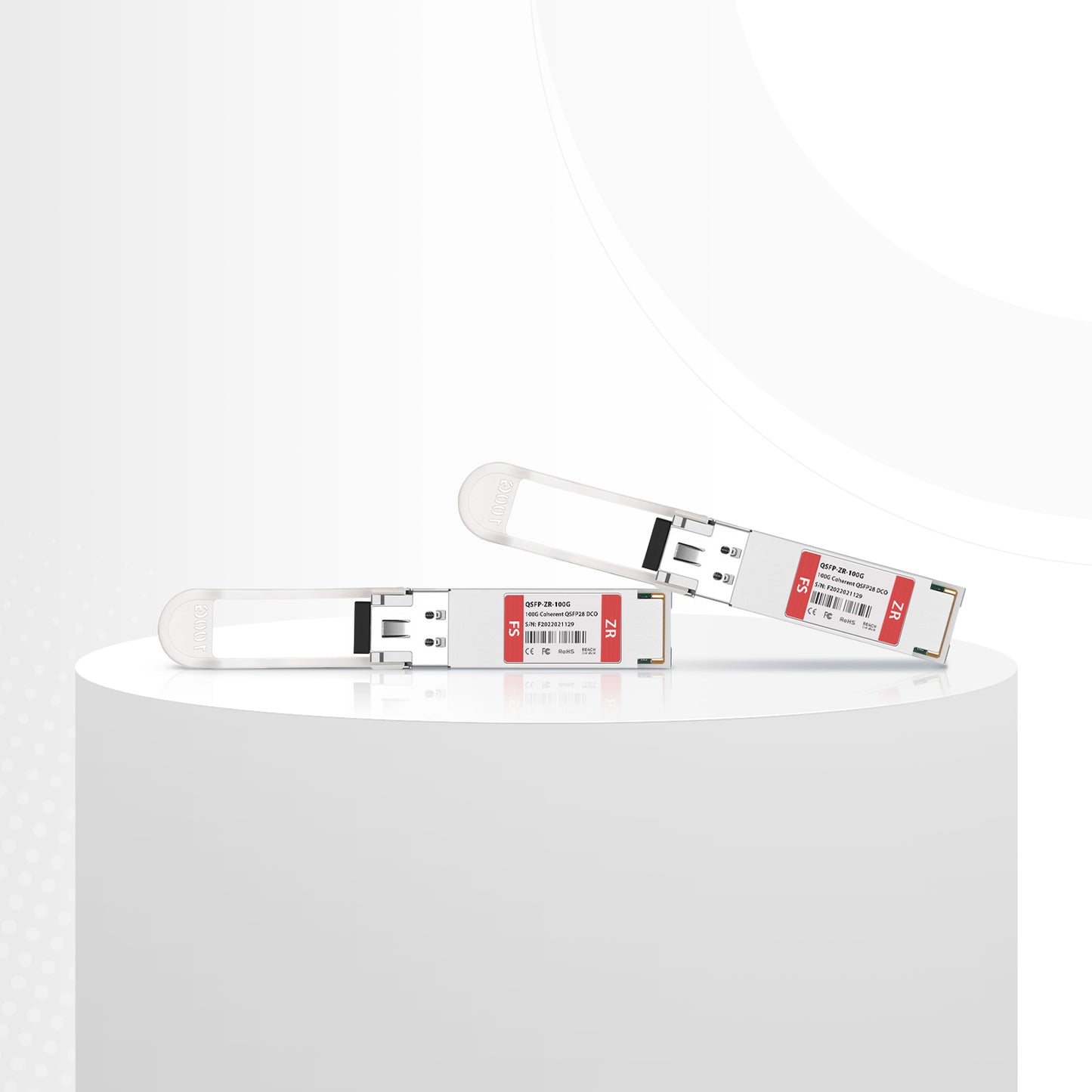 Cisco Compatible QSFP28 DCO 100G DWDM C-band Tunable Coherent 80km DOM Duplex LC/UPC SMF Optical Transceiver Module for Transmission