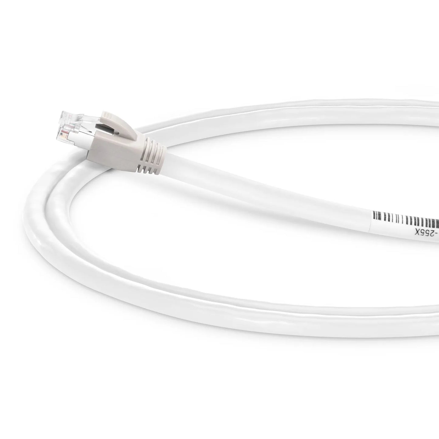 5ft (1.5m) Cat8 24AWG Snagless Shielded (S/FTP) PVC CM Ethernet Network Patch Cable, PoE++, 40G, 2GHz, Off-White
