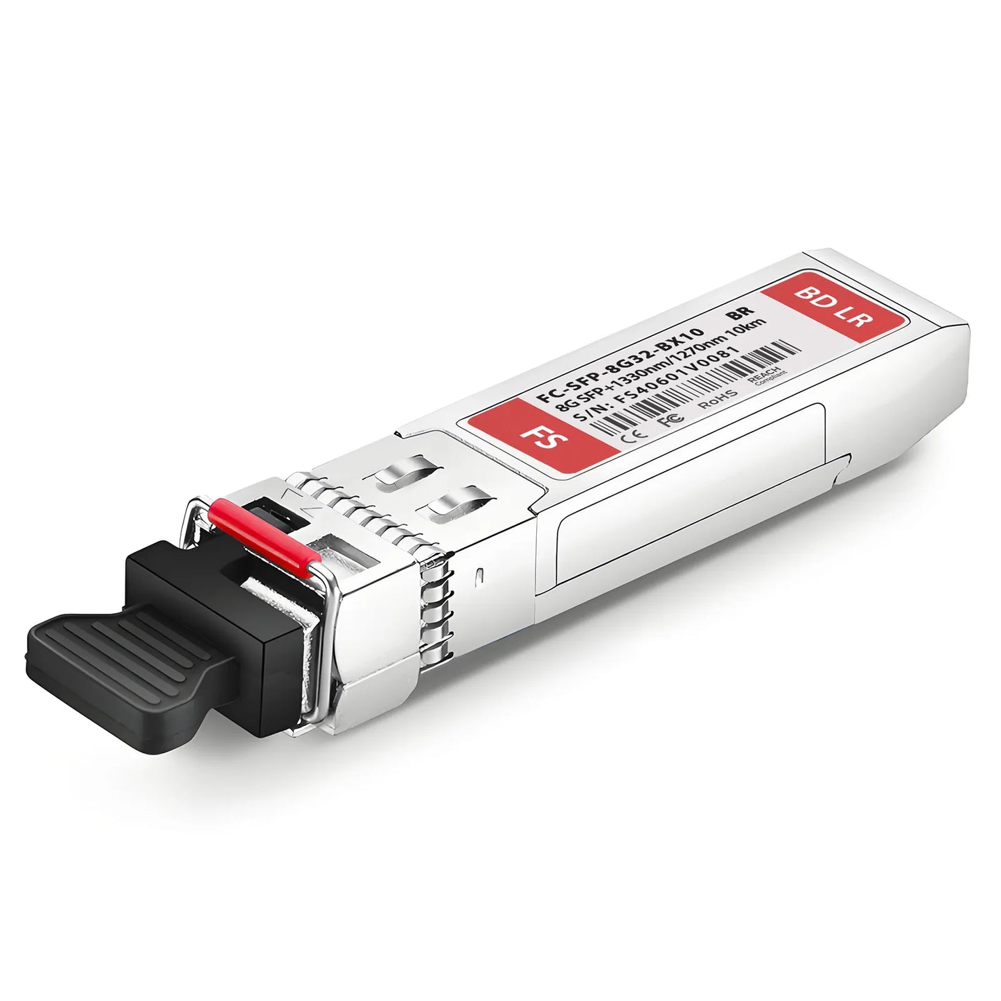 Brocade Compatible SFP+ 8GBASE-BX-D Fibre Channel BiDi 1330nm-TX/1270nm-RX 10km DOM Simplex LC/UPC SMF Optical Transceiver Module