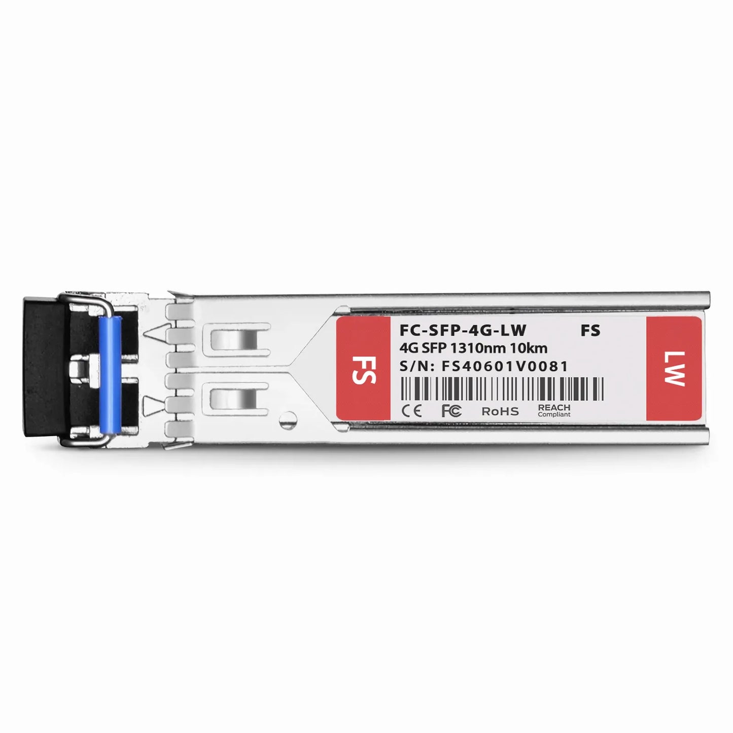 4G SFP Fibre Channel 1310nm 10km DOM Duplex LC SMF Optical Transceiver Module for FS Switches