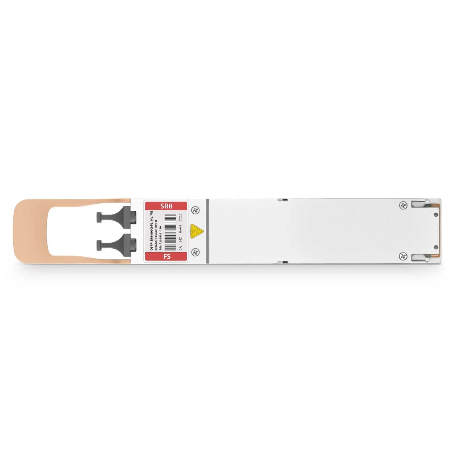 NVIDIA/Mellanox MMA4Z00-NS-FLT Compatible 800GBASE 2 x SR4/SR8 OSFP Flat Top 8 x 100G PAM4 850nm 50m DOM Dual MPO-12/APC MMF InfiniBand NDR Optical Transceiver Module for DGX H100/Cedar-7