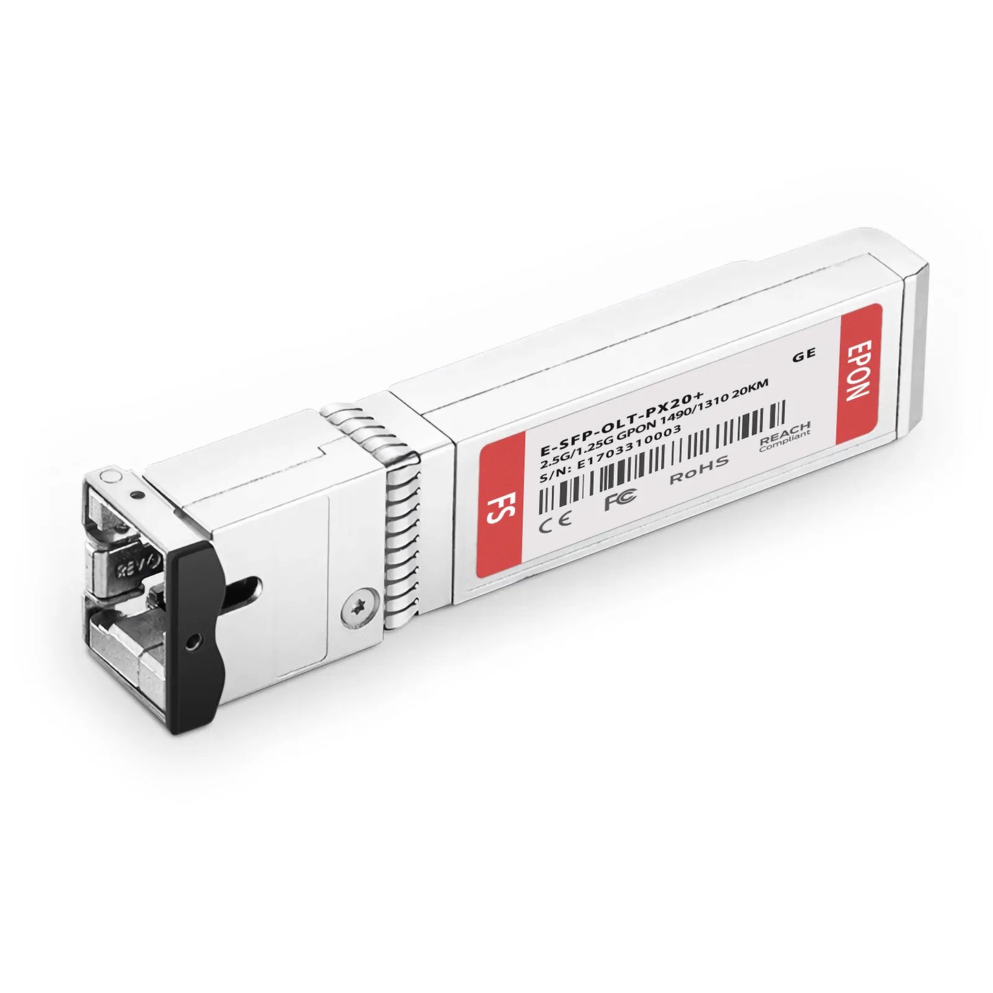Generic Compatible EPON OLT SFP 1490nm-TX/1310nm-RX 1.25G-TX/1.25G-RX Class PX20+ 20km DOM Simplex SC/UPC SMF Optical Transceiver Module