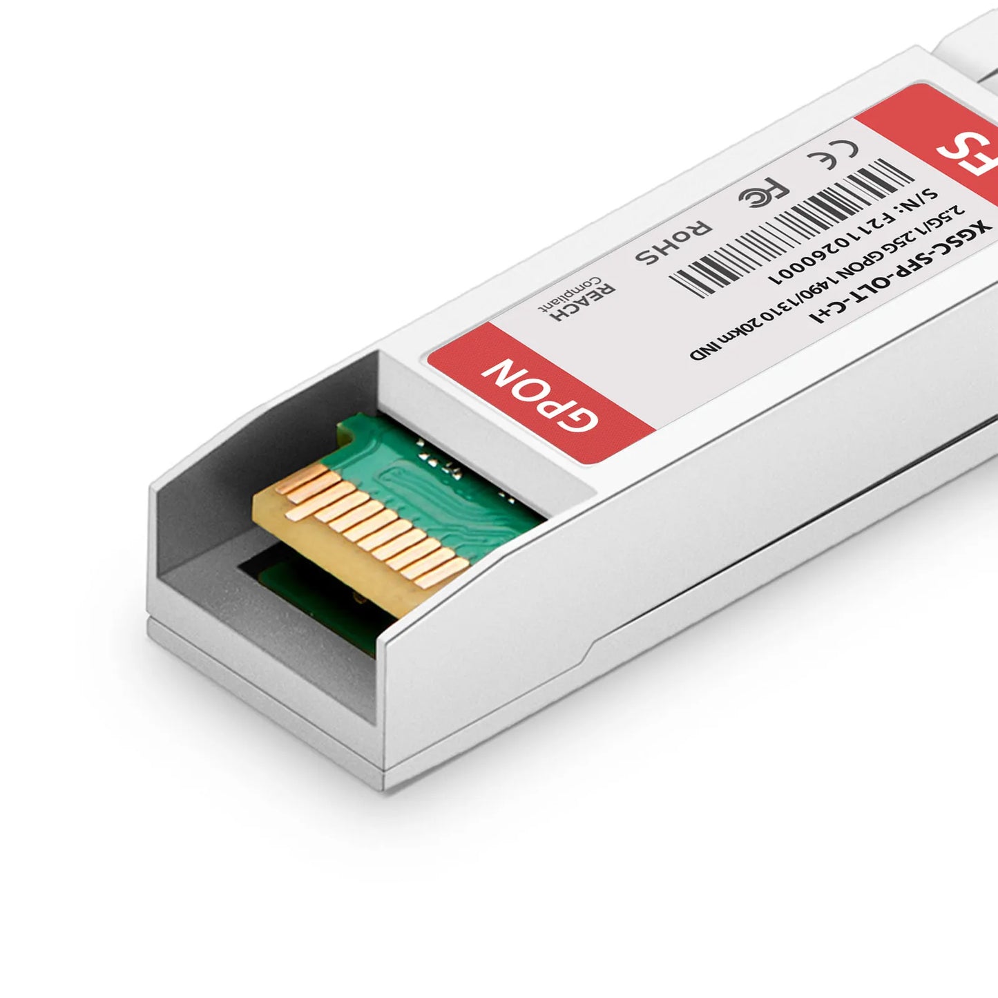Customized XGS-PON&GPON Combo OLT SFP+ 1577nm-TX/1270nm-RX and 1490nm-TX/1310nm-RX Class C+ 20km DOM Simplex SC/UPC SMF Optical Transceiver Module (Industrial)