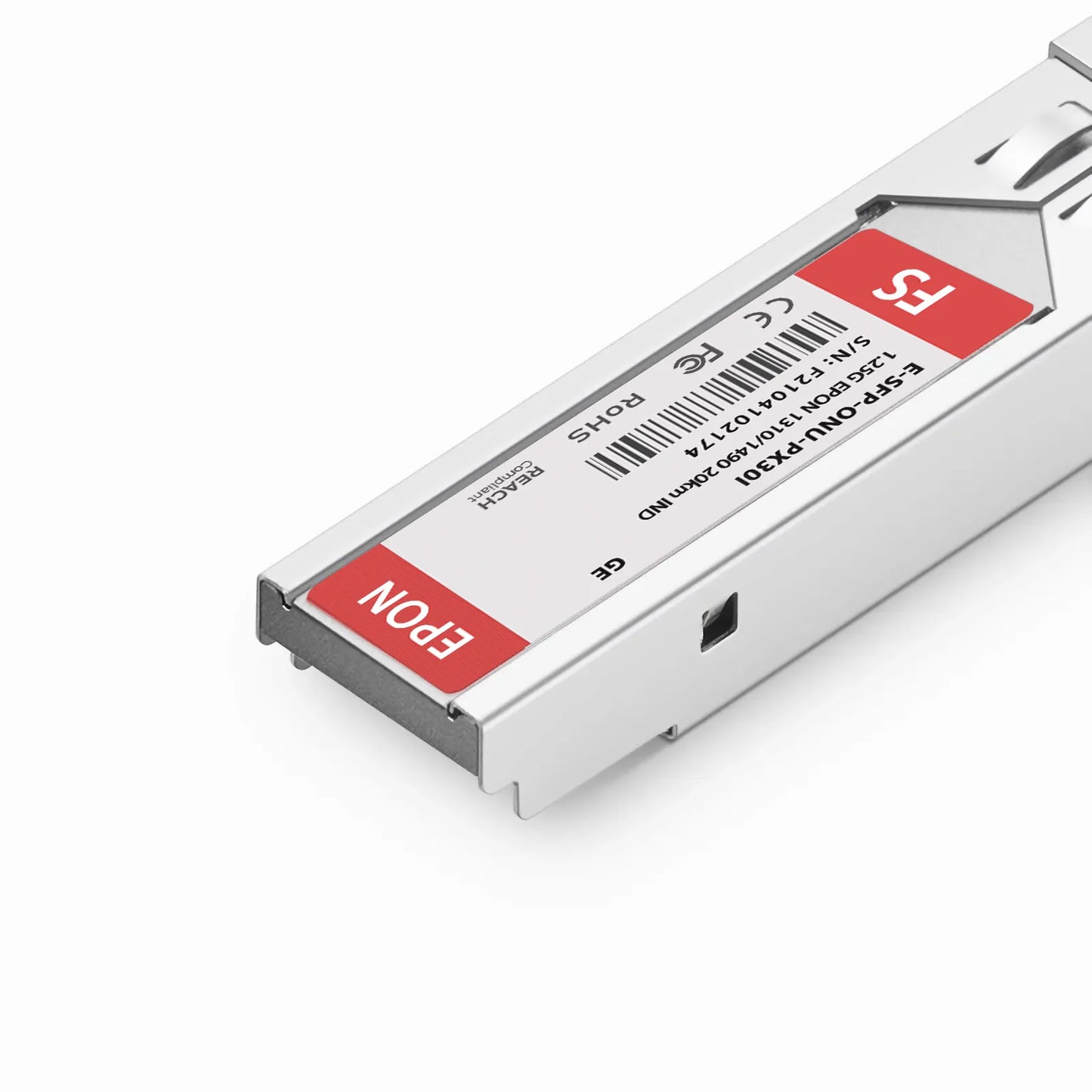 Generic Compatible EPON ONU SFP 1310nm-TX/1490nm-RX 1.25G-TX/1.25G-RX Class PX20+ 20km DOM Simplex SC/APC SMF Optical Transceiver Module (Industrial)